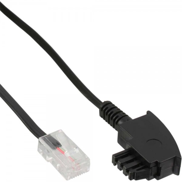 InLine® TAE-F Kabel für DSL-Router, TAE-F Stecker an RJ45 8P2C, 25m