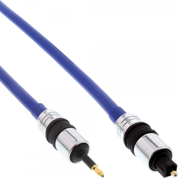 InLine® OPTO Audiokabel, PREMIUM, 3,5mm Stecker an Toslink Stecker, 10m