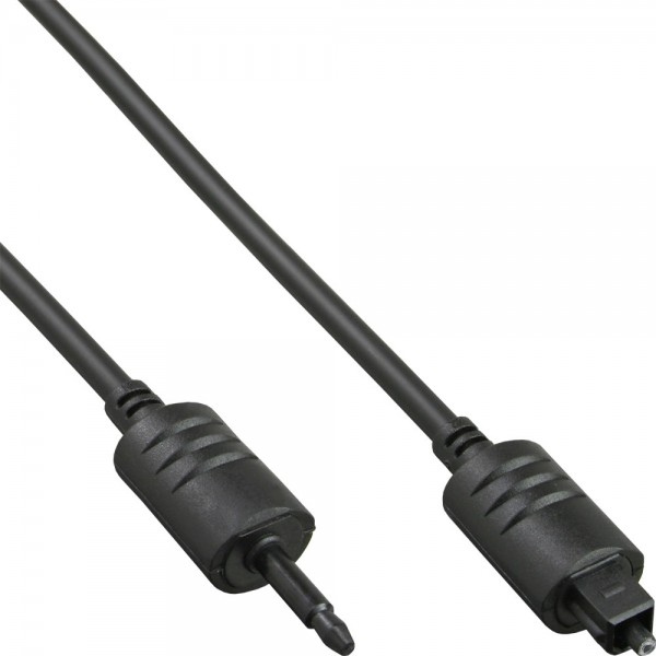 InLine® OPTO Audiokabel, 3,5mm Stecker an Toslink Stecker, 2m