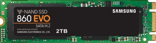Samsung SSD 860 EVO 2TB, M.2 (MZ-N6E2T0BW)
