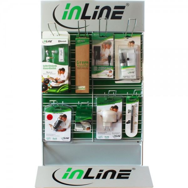InLine® Thekenverkaufsständer II, bestückt
