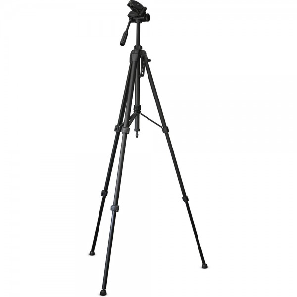 InLine® Stativ für Digitalkameras und Videokameras, Aluminium, schwarz, Höhe max. 1,78m