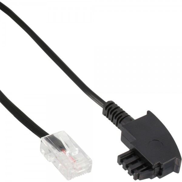 InLine® TAE-F Kabel für DSL-Router, TAE-F Stecker an RJ45 8P2C, 1m