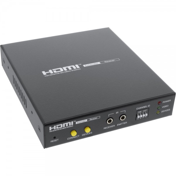 InLine® HDMI Smart Matrix Empfangseinheit für Videowände, FullHD über LAN, max 100m