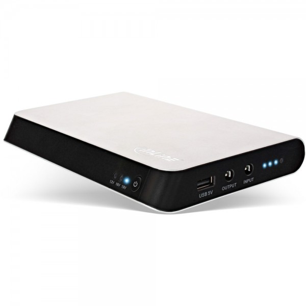 InLine® Ultrabank Zusatzakku PowerBank 19800mAh, silber, Ausgang 5V USB/12V/16V/19V