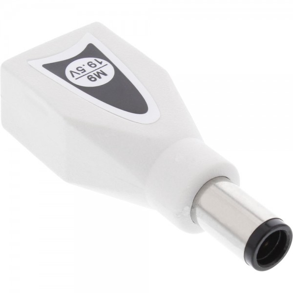 InLine® Wechselstecker M9 (19,5V) für Universal Netzteil, 90W/120W, weiß