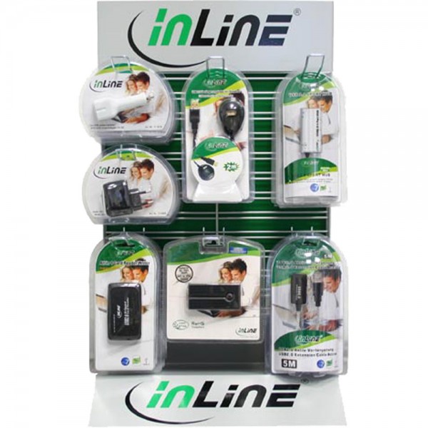 InLine® Thekenverkaufsständer I , bestückt
