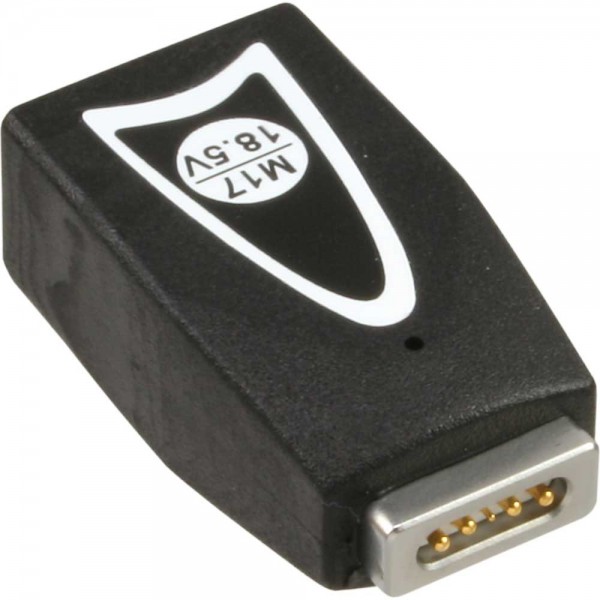 Inline® Wechselstecker M17 (18,5V), für Apple, für Universal Netzteil, 90W/120W, schwarz