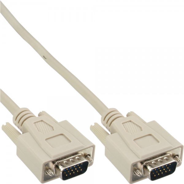 InLine® VGA Kabel, 15pol HD Stecker / Stecker, 2m