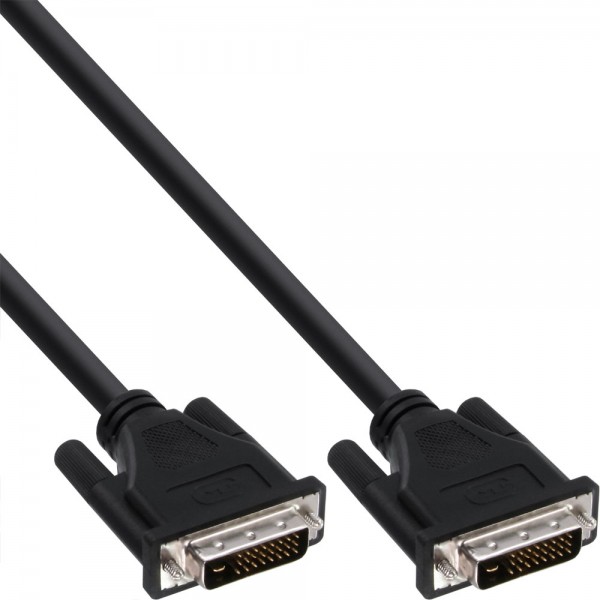 InLine® DVI-D Kabel, digital 24+1 Stecker / Stecker, Dual Link, 5m