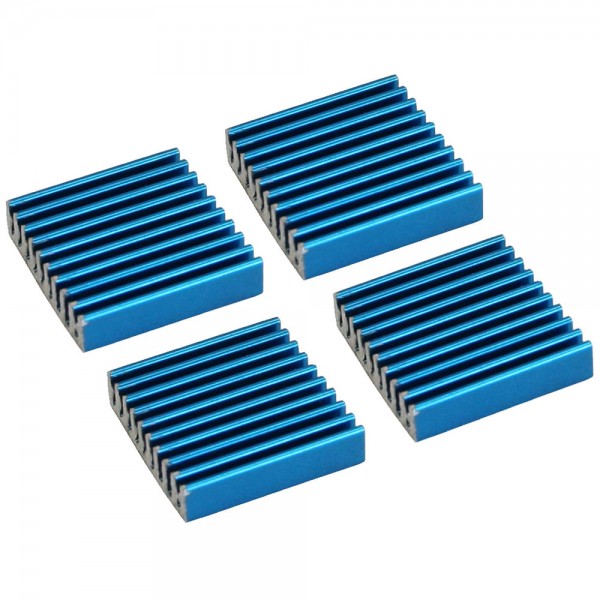 InLine® RAM-Kühler selbstklebende Kühlrippen, 4 Stück