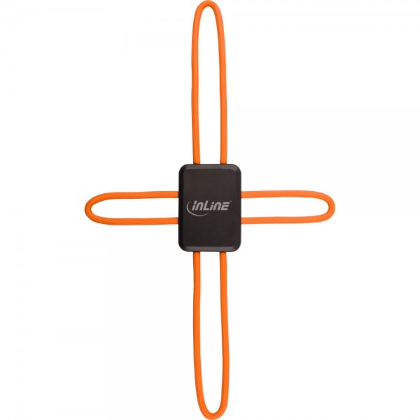 InLine® Universal Smartphone Halterung Smart Hold, orange
