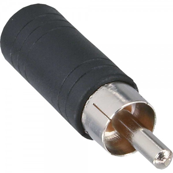 InLine® Audio Adapter, Cinch Stecker auf 3,5mm Klinke Buchse, Mono