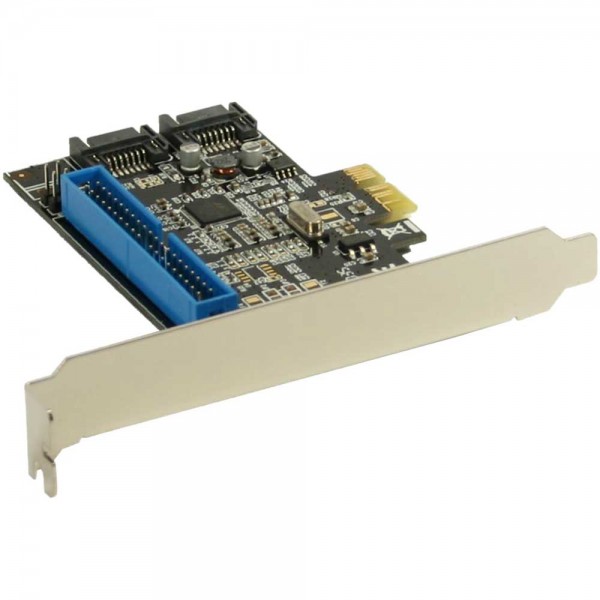 InLine® Schnittstellenkarte, 2x SATA 6Gb/s + IDE, RAID 0,1, PCIe 2.0 (PCI-Express)