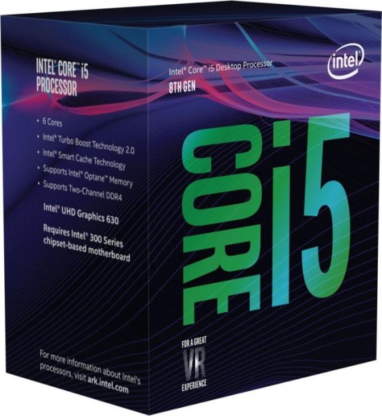 Intel Box Core i5 Processor i5-8400 2,80Ghz 9M Coffee Lake