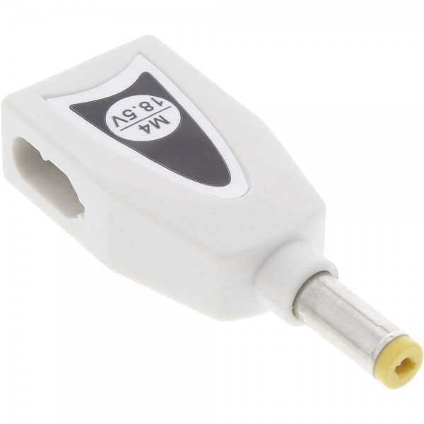 InLine® Wechselstecker M4 (18,5V) für Universal Netzteil, 90W/120W, weiß