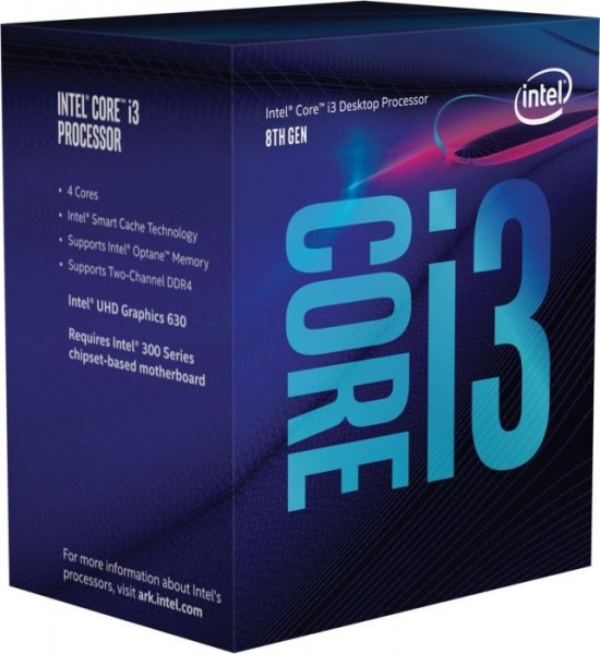 Intel Box Core i3 Processor i3-8300 3,70Ghz 8M Coffee Lake