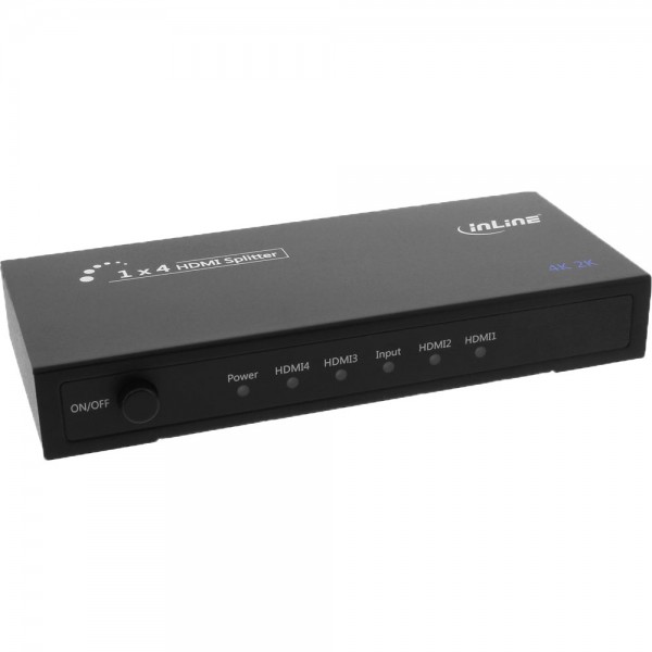 InLine® HDMI Splitter/Verteiler, 4-fach, 4K2K kompatibel