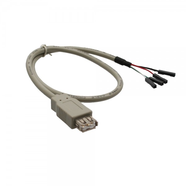 InLine® USB 2.0 Adapterkabel, Buchse A auf Pfostenanschluss, 0,4m, bulk