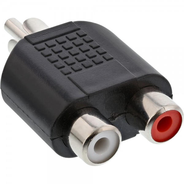 InLine® Audio Adapter, Cinch Stecker an 2x Cinch Buchse